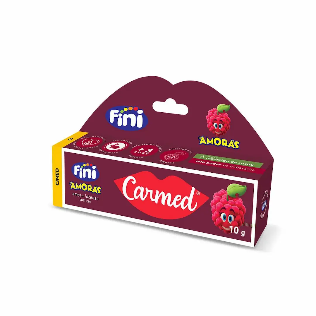 Carmed Fini Hidratante Labial Amoras Intensas com Cor 10g