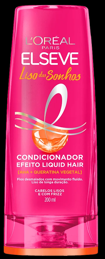Condicionador Elseve Liso dos Sonhos Efeito Liquid Hair 200ml