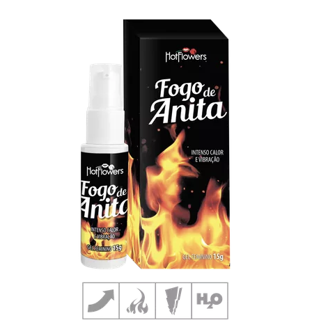 Hot Flowers Fogo de Anita Gel Excitante Feminino 15ml