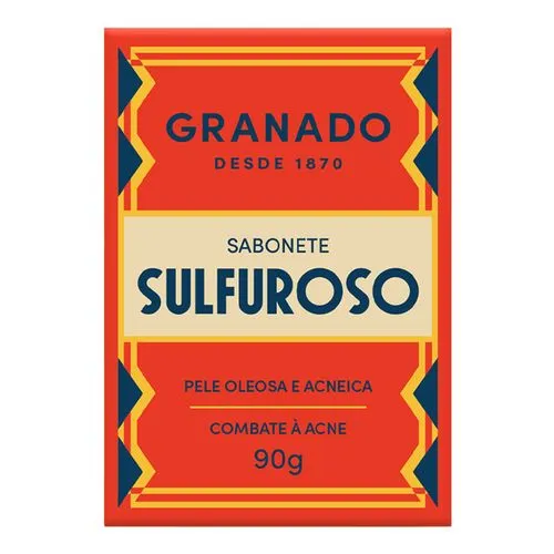 Granado Sabonete Sulfuroso Em Barra Anti-Acne Controle Oleosidade Unissex 90g