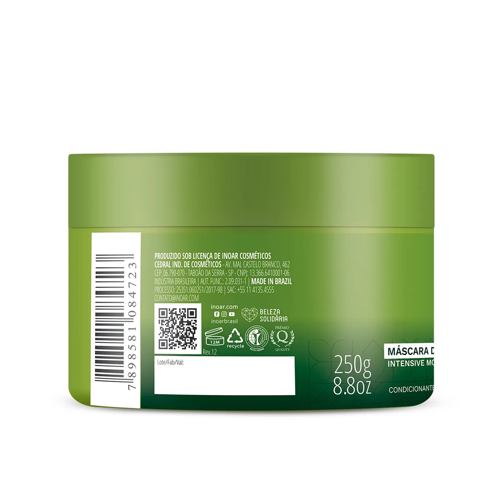 Inoar Argan Oil System Mascara de Hidratacao Intensiva 250g