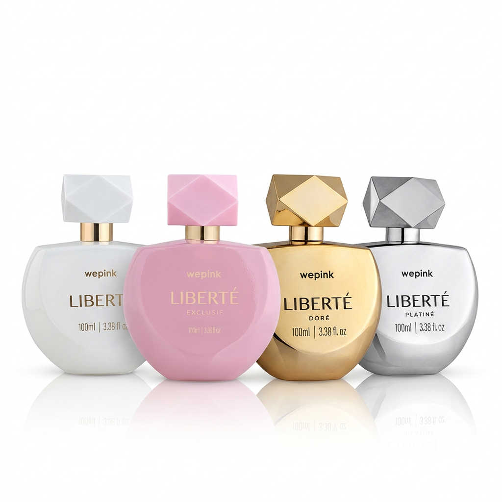 Kit Wepink Liberté Tradicional Exclusif Doré e Platiné com quatro colônias de 100ml