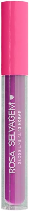 Rosa Selvagem Gloss Labial Lip Color Cor 07 Roxo 12 Horas
