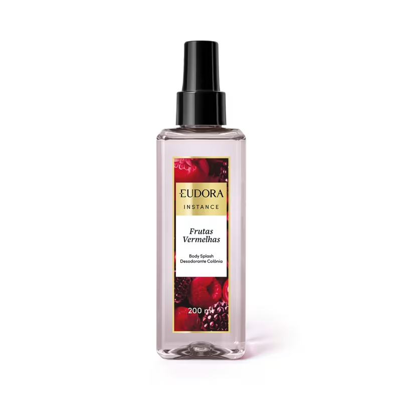 Eudora Instance Frutas Vermelhas Body Splash Desodorante Colonia 200ml