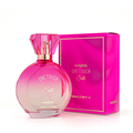 One Touch Silk Desodorante Colônia Wepink 100ml - frasco redondo rosa degradê e caixa pink