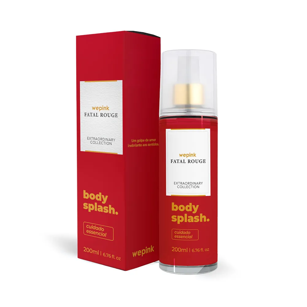 Wepink Fatal Rouge Body Splash Floral Frutado Extraordinary Collection 200ml