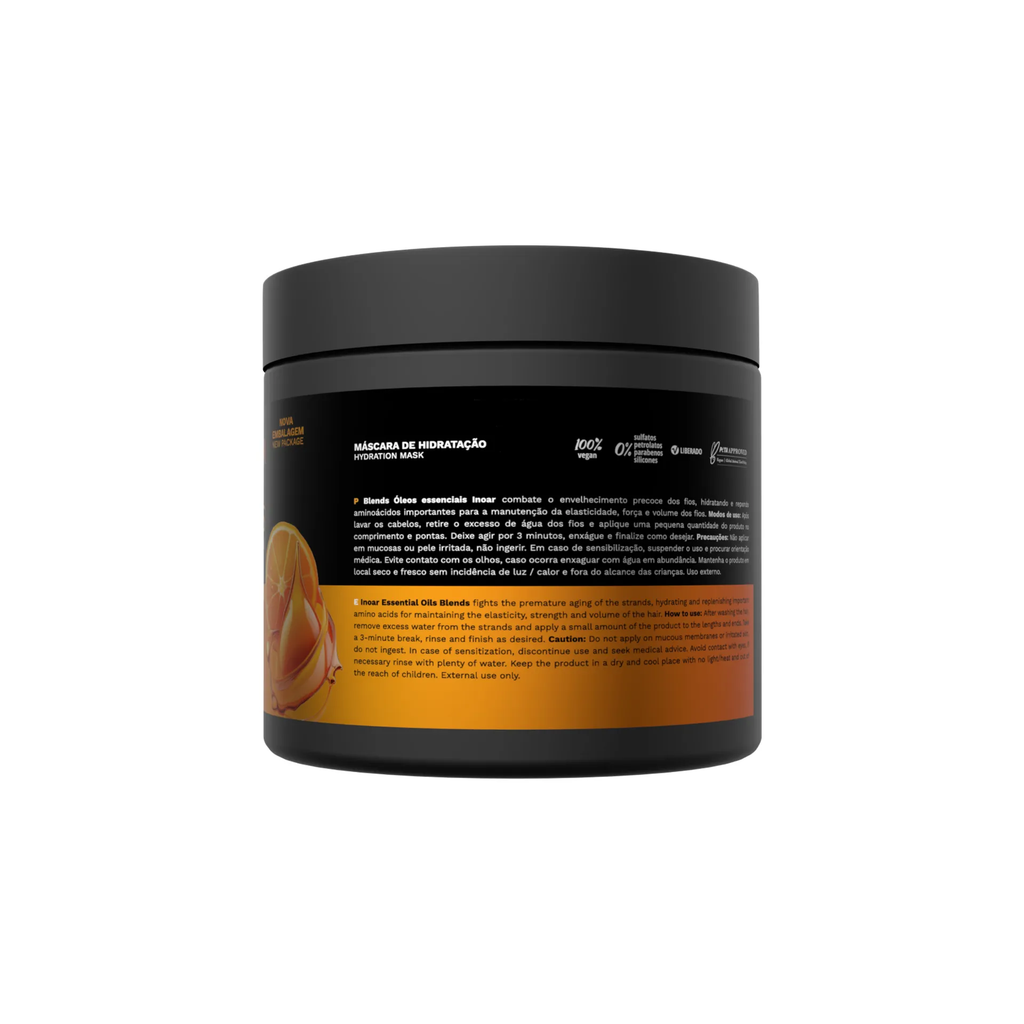Inoar Blends Oleos Essenciais Mascara de Hidratacao 500g