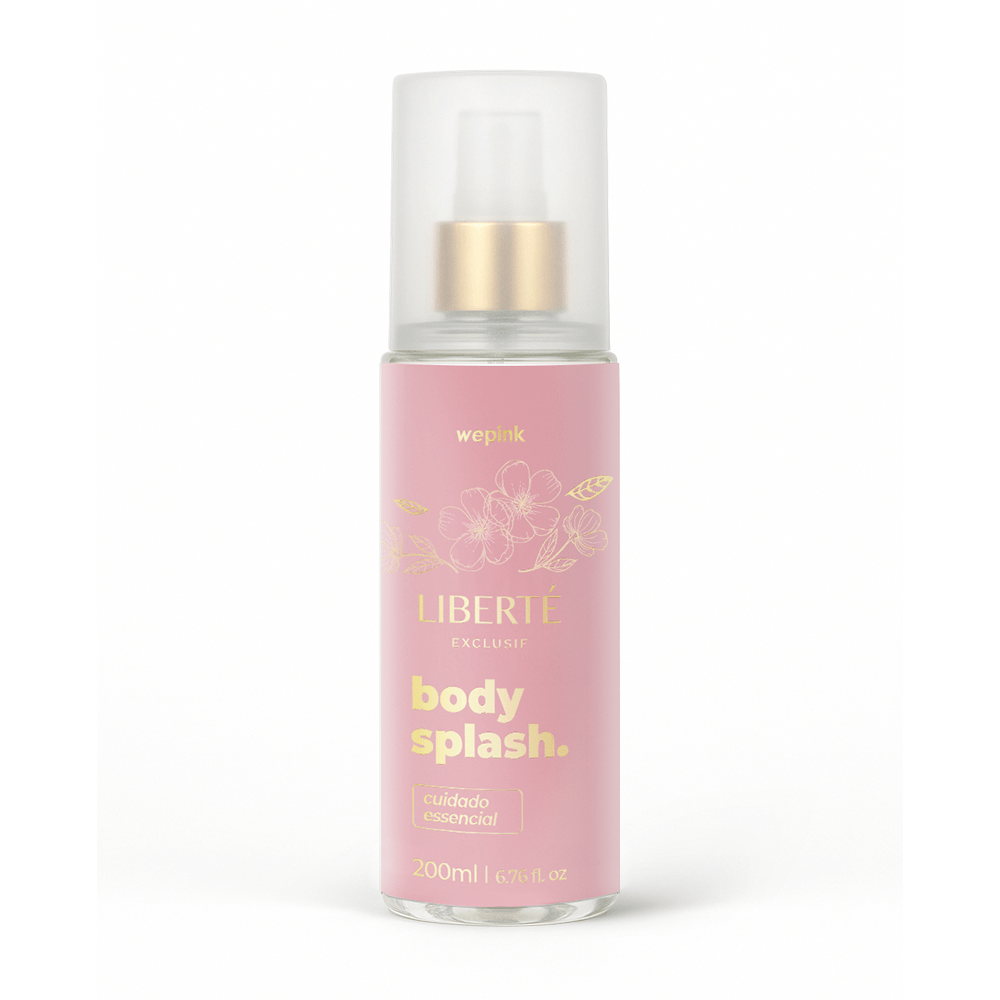 Wepink Liberté Exclusif Body Splash Desodorante Colônia Floral Frasco Completo 200ml
