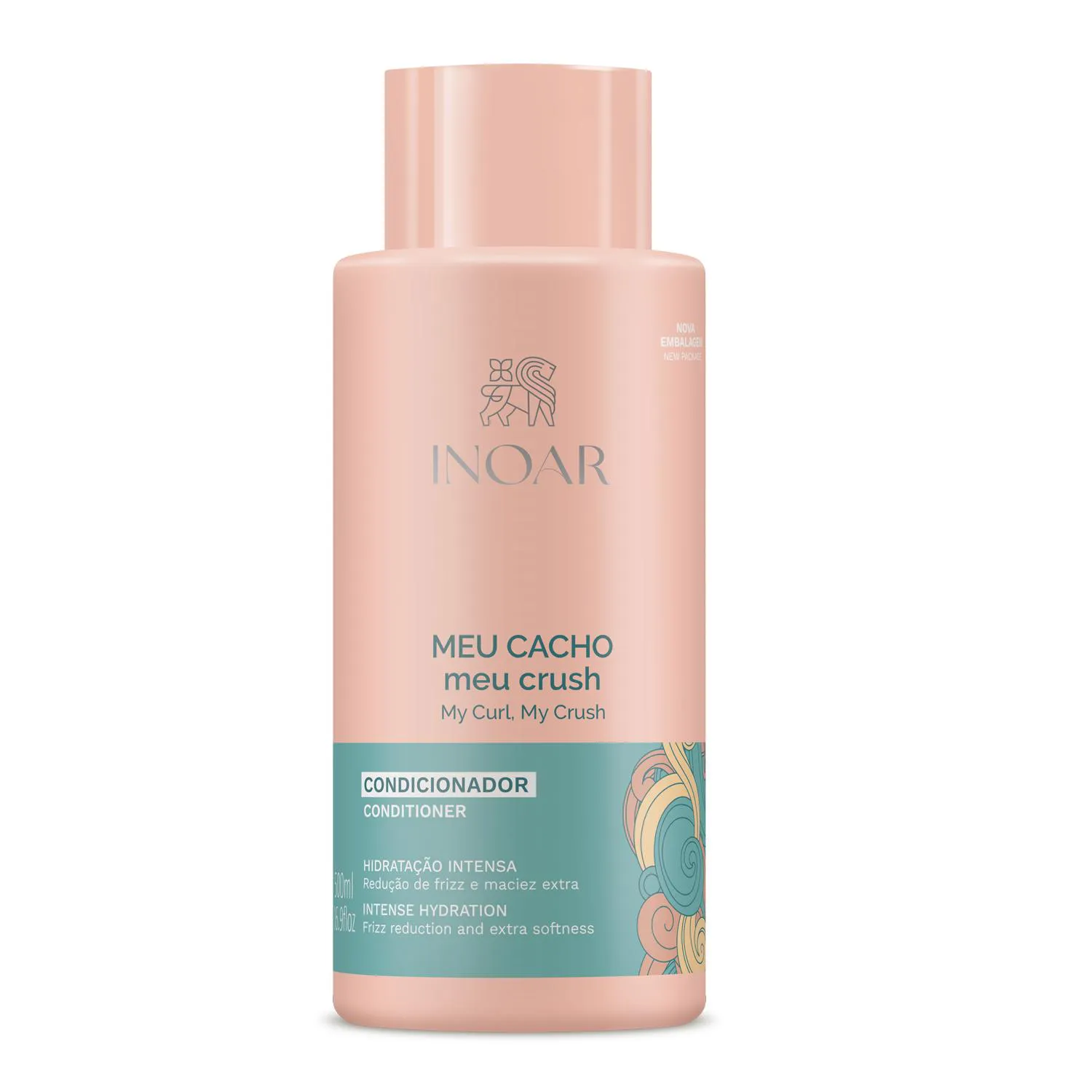 Inoar Meu Cacho Meu Crush Condicionador Hidratacao Intensa 500ml