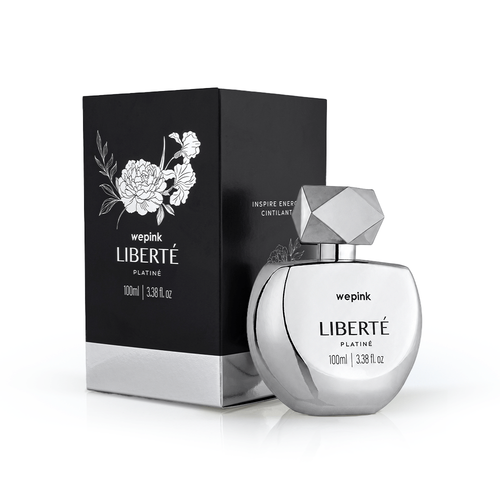 Wepink Liberte Platine Desodorante Colonia Feminina Floral Oriental Sofisticado 100ml