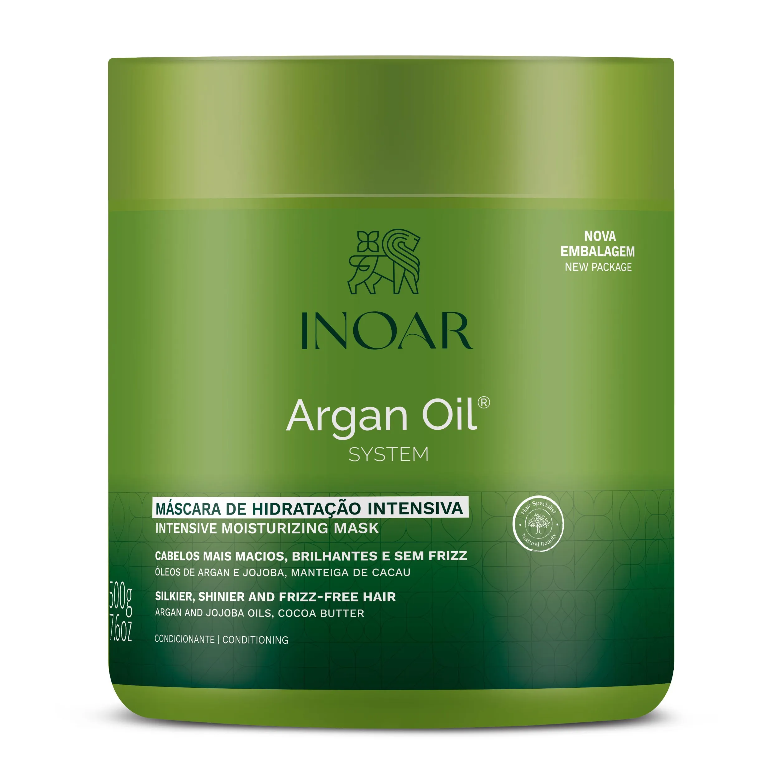 Inoar Argan Oil System Mascara de Hidratacao Intensiva 500g