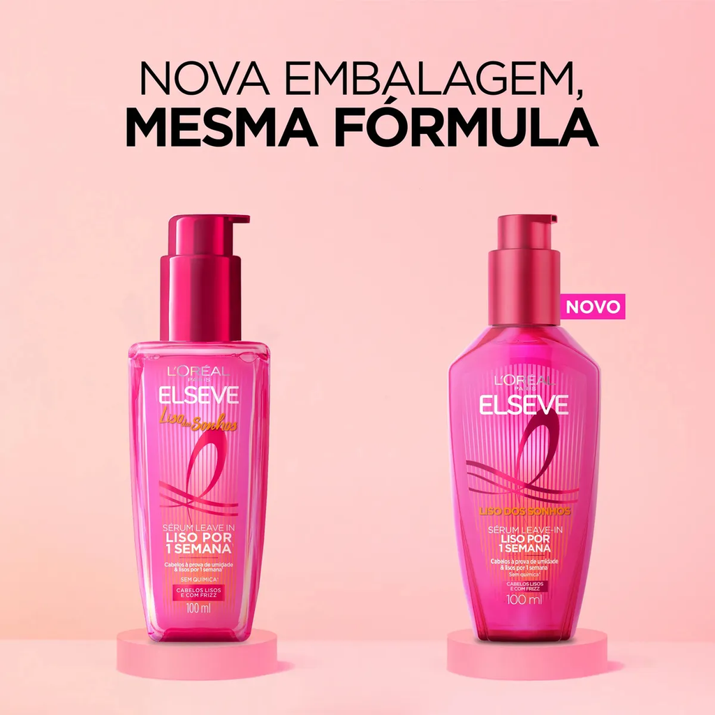 Sérum Leave-in Elseve Liso dos Sonhos Antifrizz 100ml | L'Oréal Paris