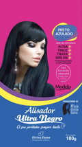 Divina Dama Henê Gel Modelo Alisador Ultra Negro 180g