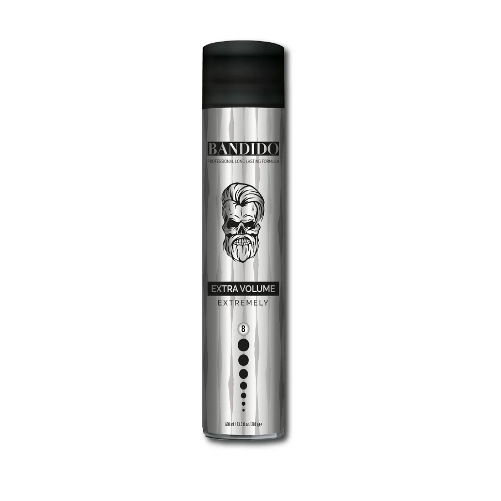 Bandido Hair Spray Extra Volume Extremely Level 8 Fixacao Capilar Profissional 400ml