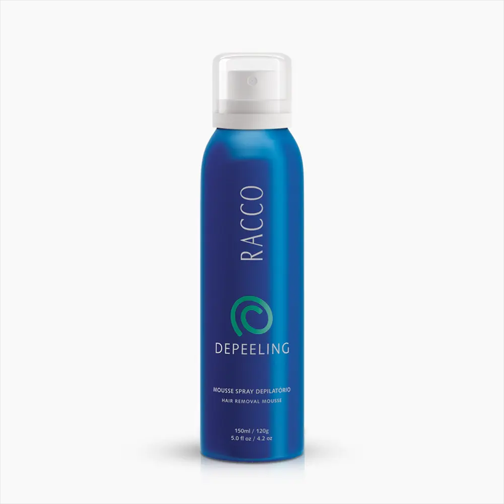Mousse Spray Depilatório Depeeling Racco 150ml