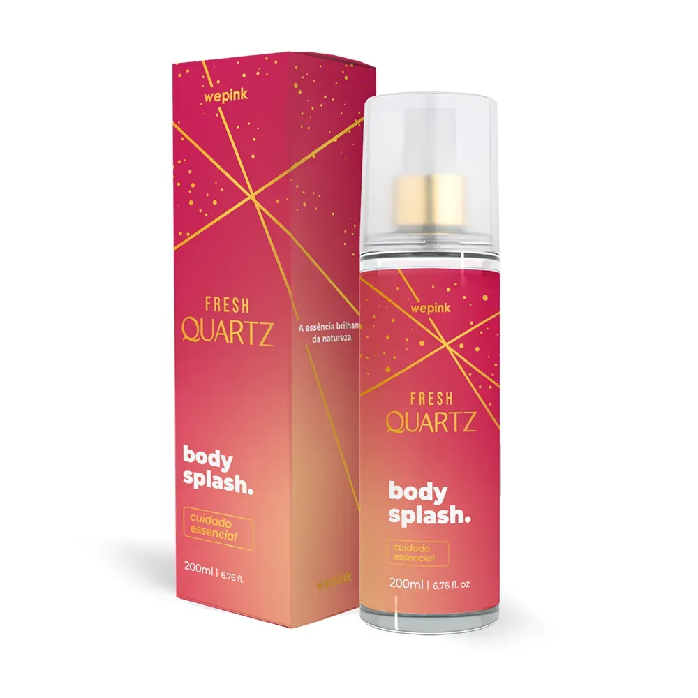 Wepink Fresh Quartz Body Splash Desodorante Colonia Floral Ambar 200ml