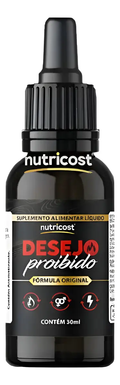 Nutricost Desejo Proibido Suplemento Líquido Afrodisíaco Natural Estimulante Feminino 30ml