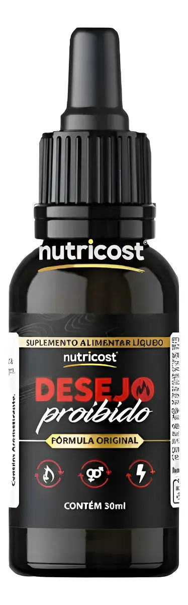 Nutricost Desejo Proibido Suplemento Líquido Afrodisíaco Natural Estimulante Feminino 30ml