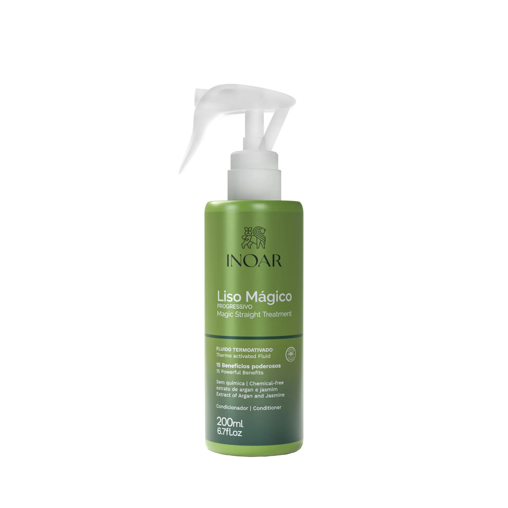 Inoar Liso Magico Progressivo Fluido Termoativado 15 Beneficios 200ml