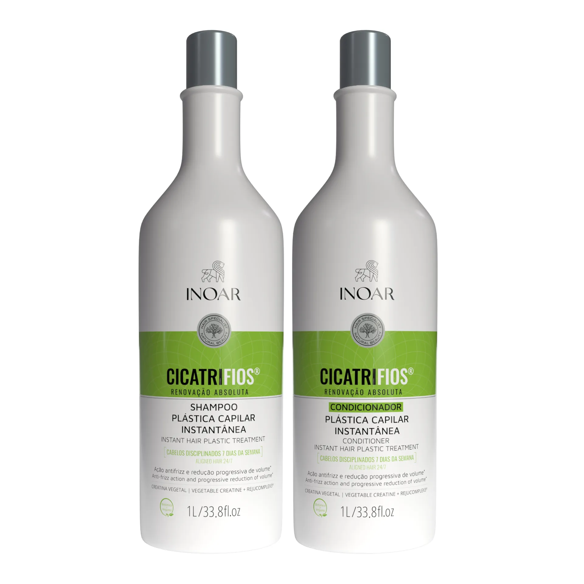 Inoar Cicatrifios Renovacao Absoluta Kit Shampoo + Condicionador 1L