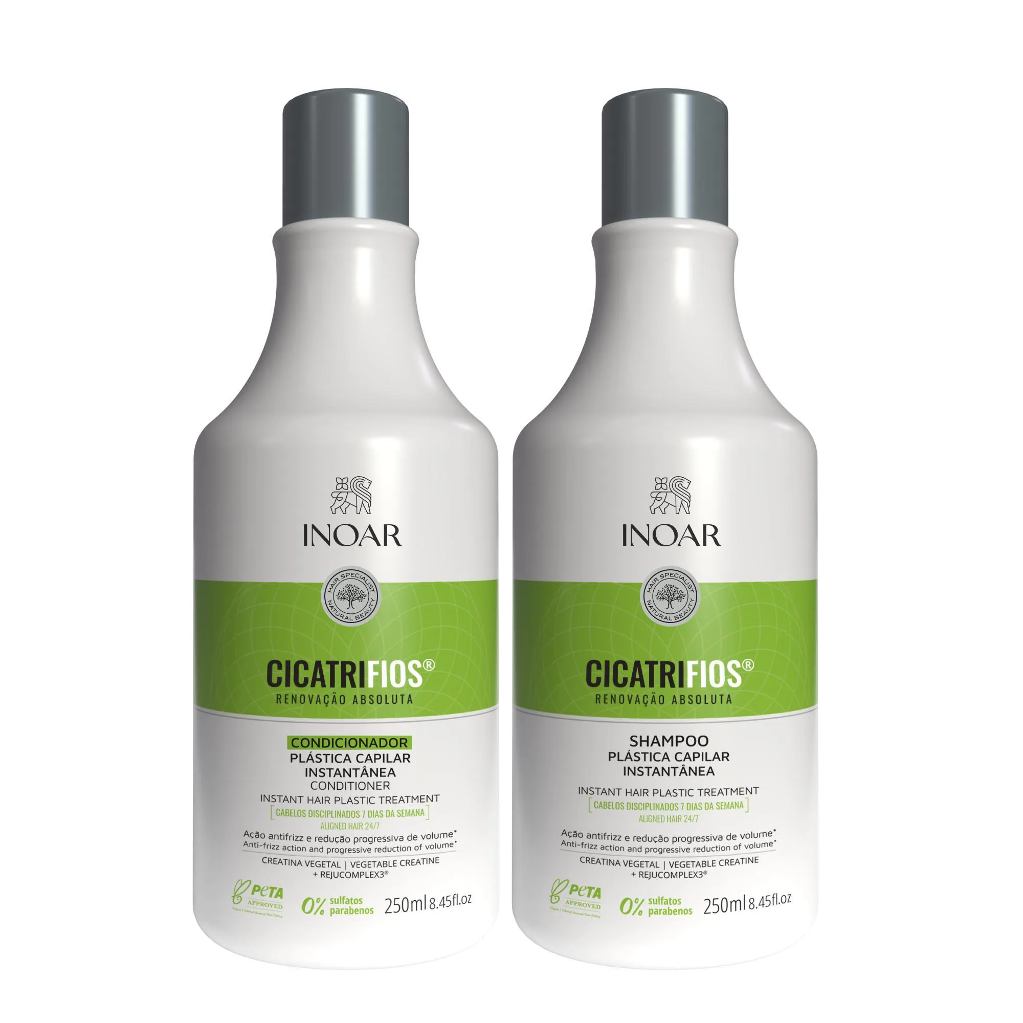 Inoar Cicatrifios Renovacao Absoluta Kit Shampoo + Condicionador 250ml