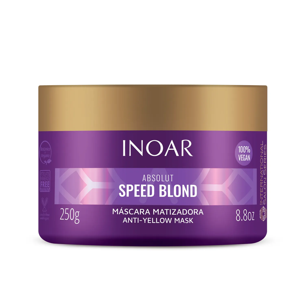 Inoar Absolut Speed Blond Mascara Matizadora Desamareladora 250g