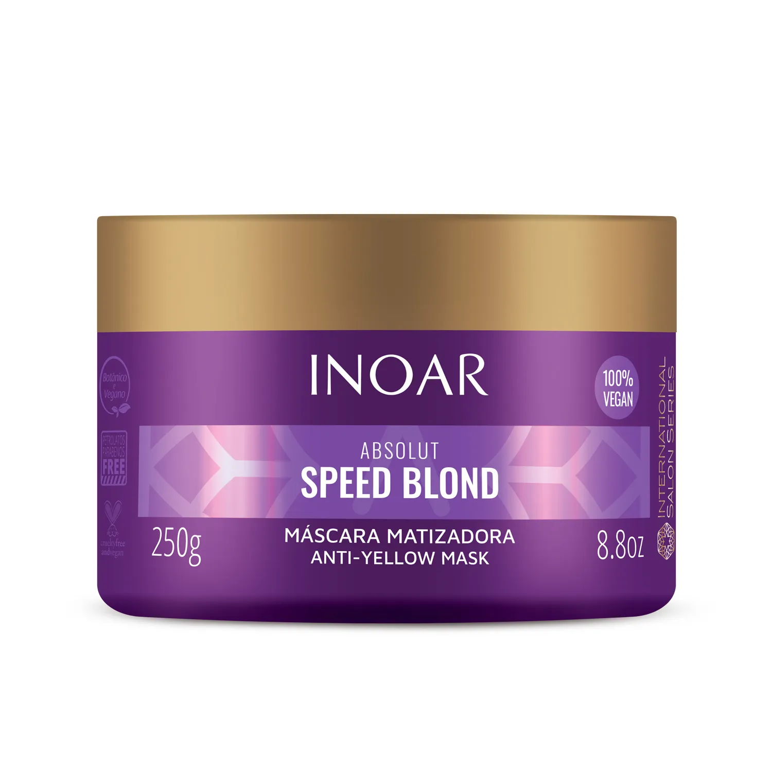 Inoar Absolut Speed Blond Mascara Matizadora Desamareladora 250g