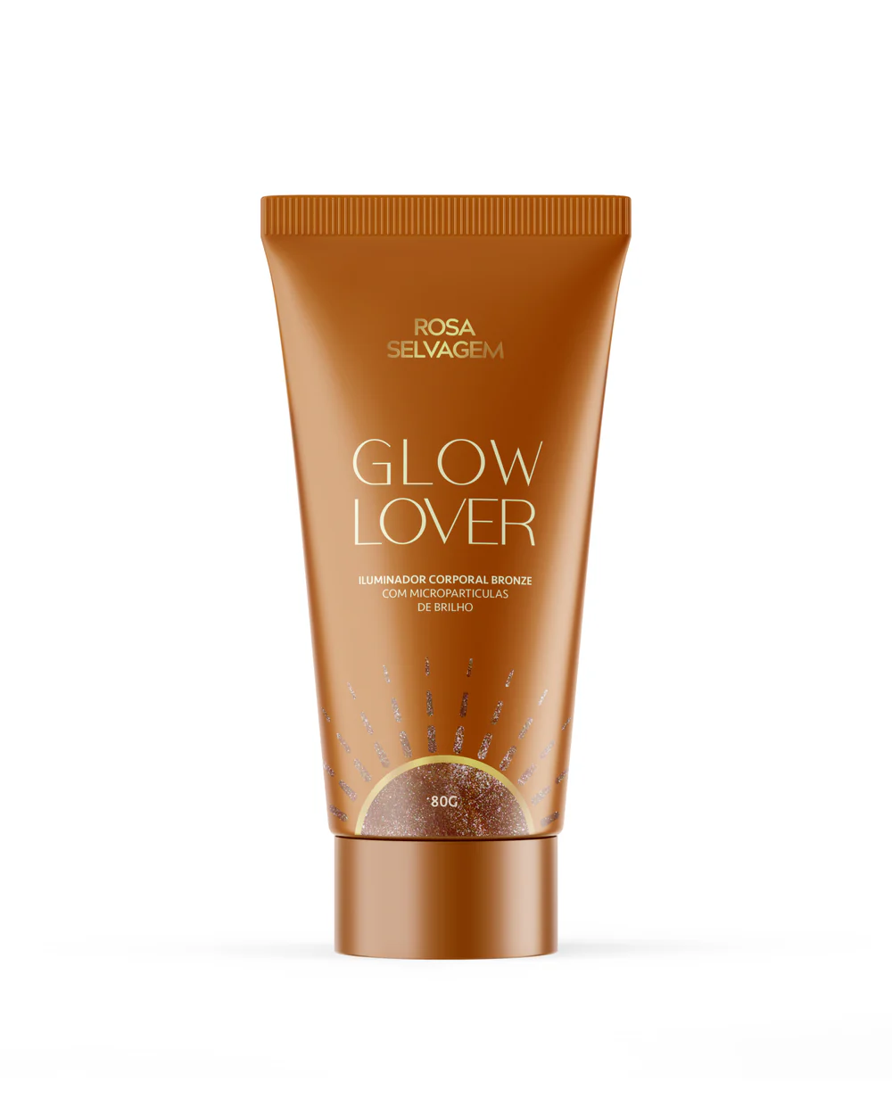 Rosa Selvagem Glow Lover Iluminador Corporal Bronze 80g