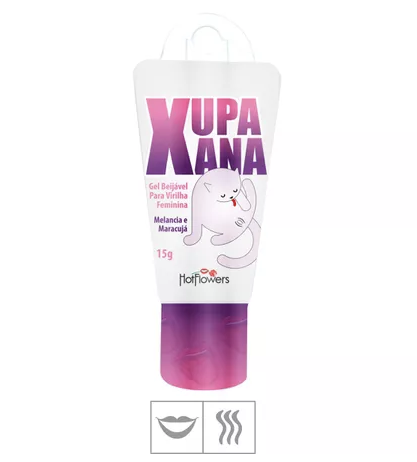 Hot Flowers Xupa Xana Gel Comestível 15g Melancia e Maracujá