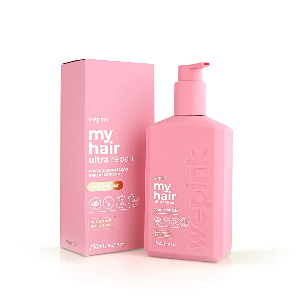 Wepink My Hair Ultra Repair Condicionador Reconstrutor Hidratante Cabelos Danificados 250ml