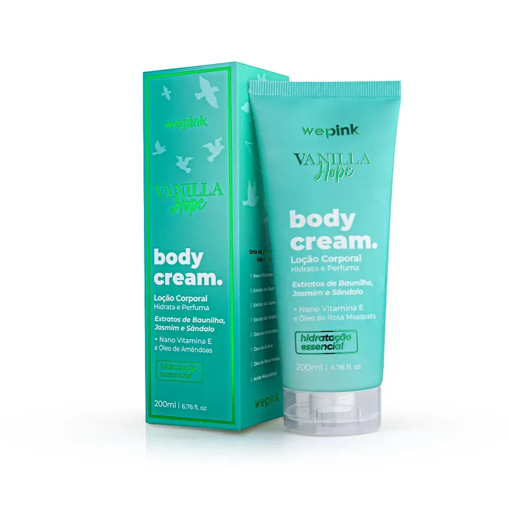 Wepink Vanilla Hope Body Cream Locação Hidratante Corporal Baunilha 200ml
