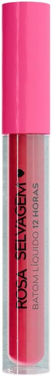 Rosa Selvagem Batom Líquido Lip Color Cor Goiaba 12 Horas