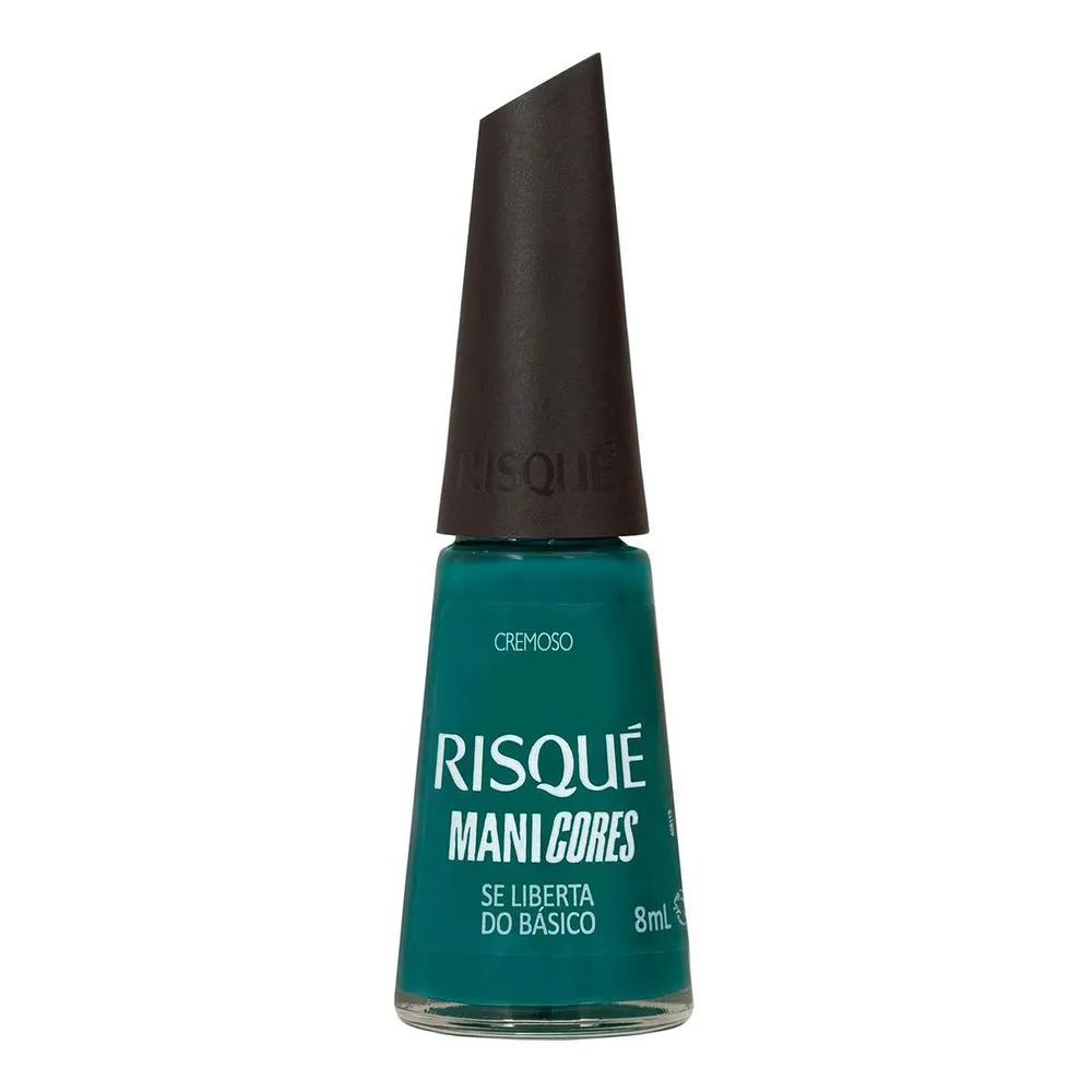Risqué ManiCores Se Liberta do Básico Esmalte Cremoso Verde 8ml