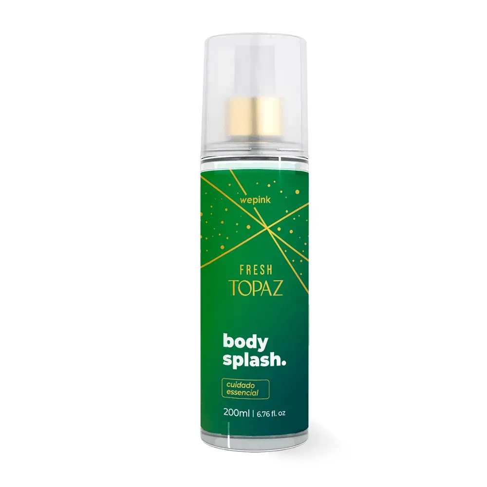 Wepink Fresh Topaz Body Splash Desodorante Colônia Floral Aquático Frasco Completo 200ml