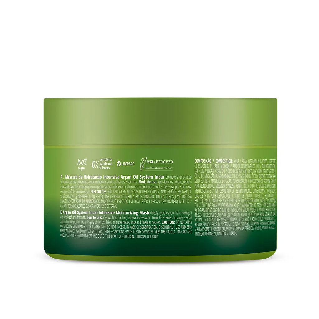 Inoar Argan Oil System Mascara de Hidratacao Intensiva 250g