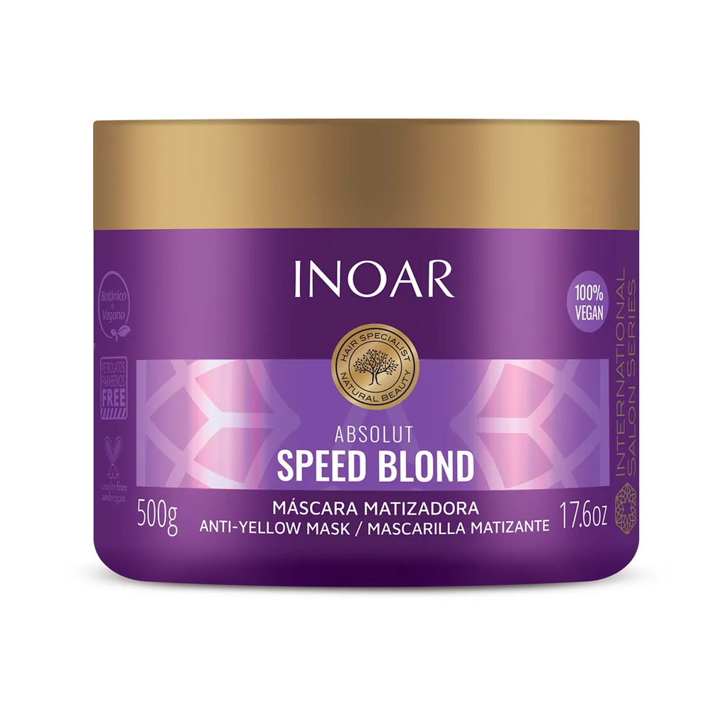 Inoar Absolut Speed Blond Mascara Matizadora Desamareladora 500g