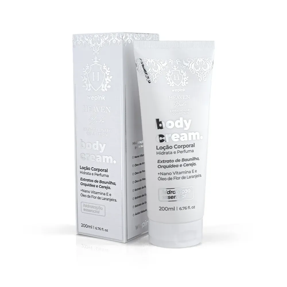 Wepink Heaven Bride Body Cream Loção Desodorante Hidratante Corporal Perfumado Noiva 200ml