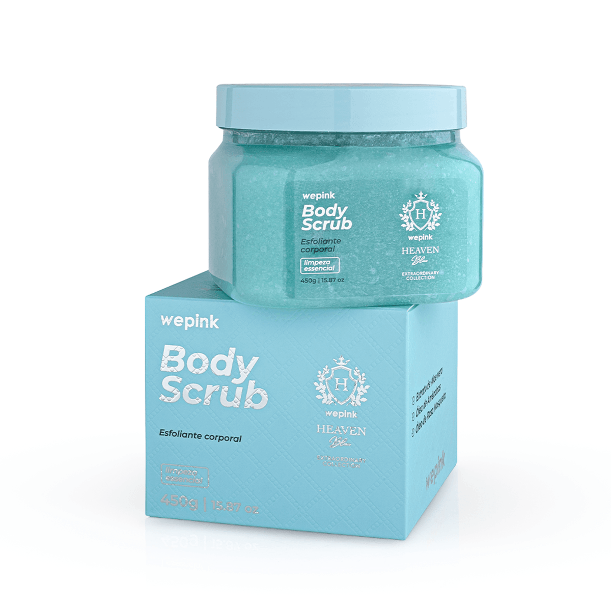 Wepink Heaven Blue Body Scrub Esfoliante Corporal 450g