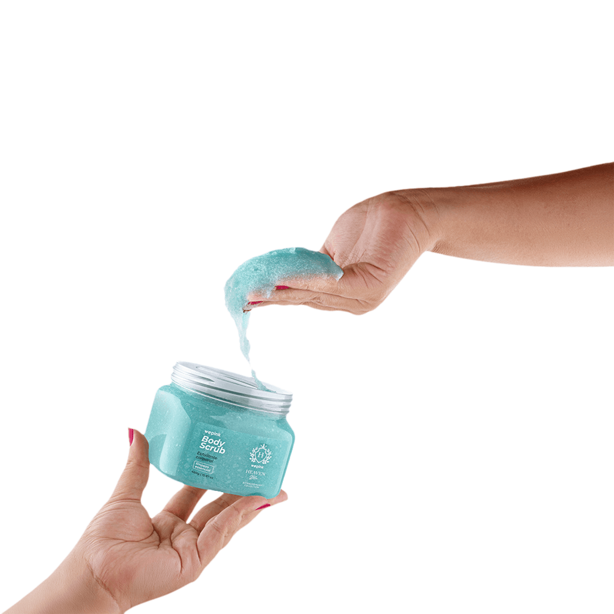 Wepink Heaven Blue Body Scrub Esfoliante Corporal 450g foto 2