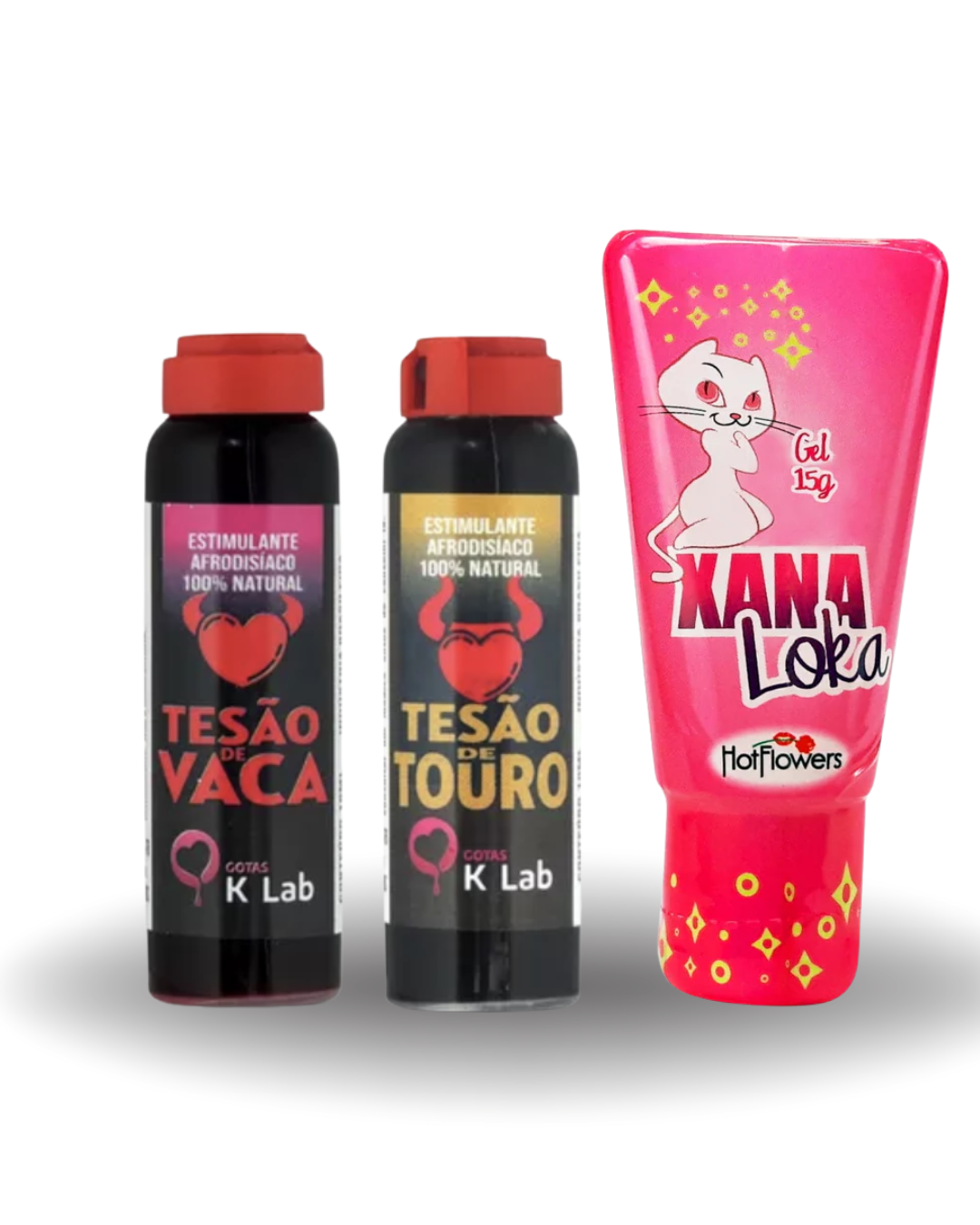 Kit Tesao de VAca + Tesao de Touro + Xana Loka