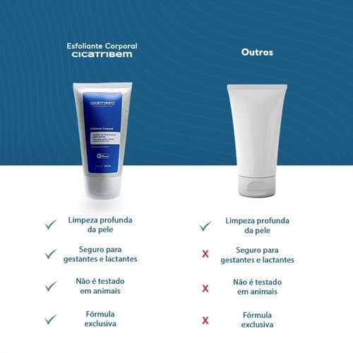 Cicatribem Esfoliante Corporal Tratamento para Estrias 150g