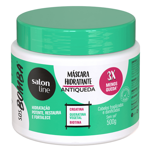 Máscara SOS Bomba Antiqueda 500g Salon Line