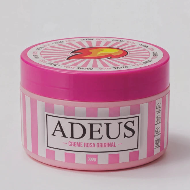Adeus Creme Rosa Oficial 300g pote