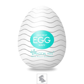 Magical Kiss Egg Masturbator - Wavy