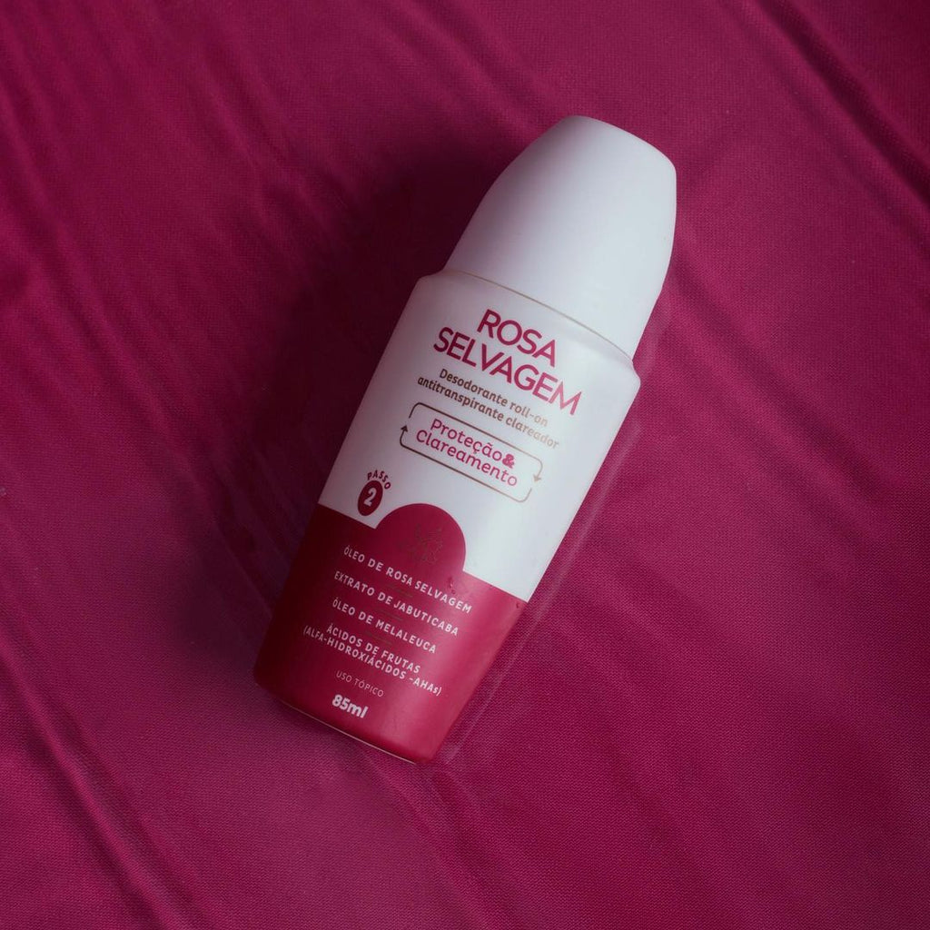Rosa Selvagem Desodorante Roll-on Clareador 85ml