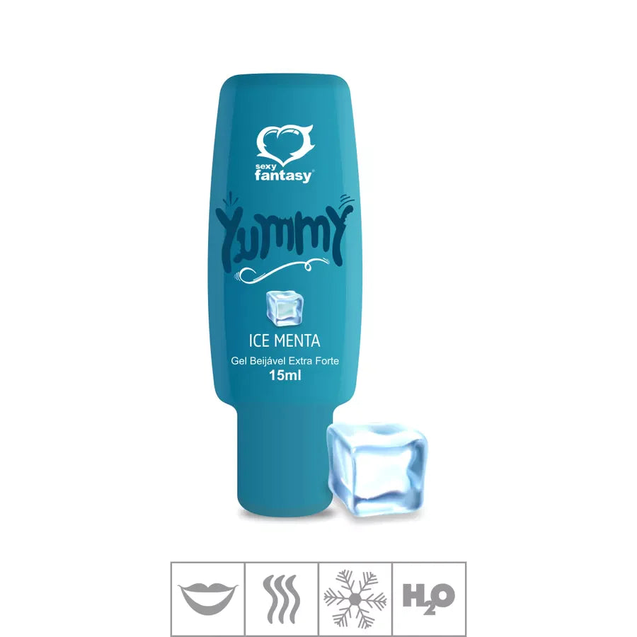 Yummy Gel Comestível Ice Menta Sensação Gelada 15ml