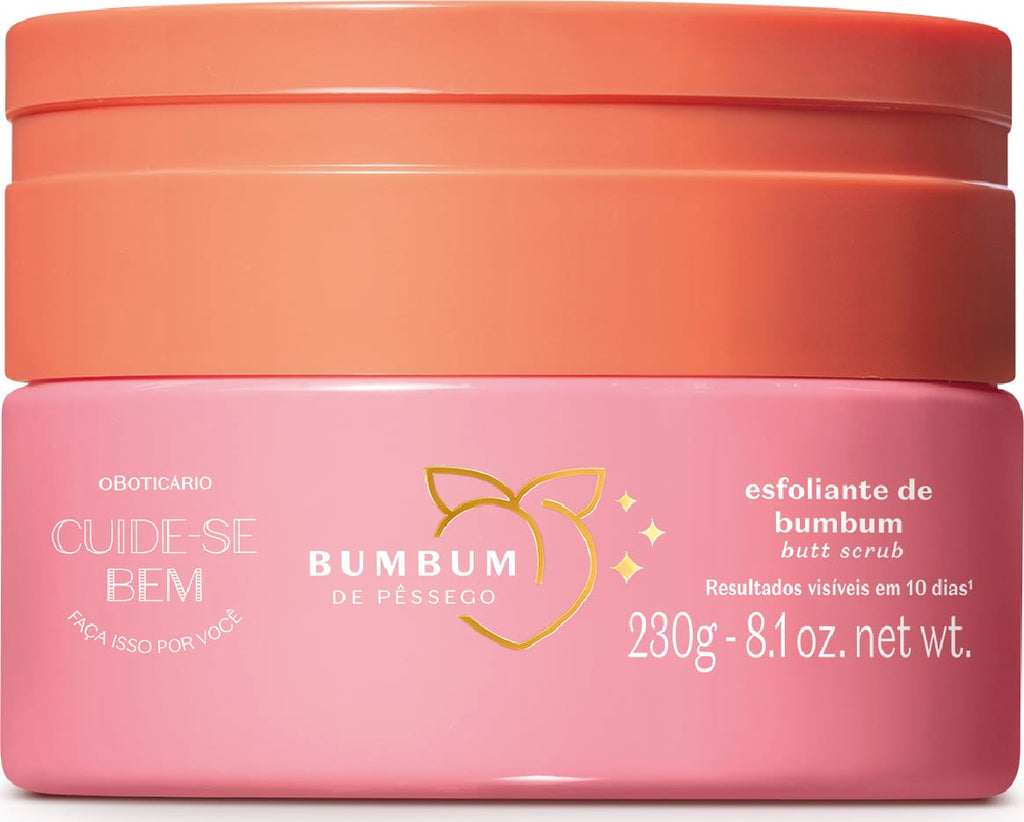 O Boticário Cuide-se Bem Esfoliante Bumbum de Pêssego 230g