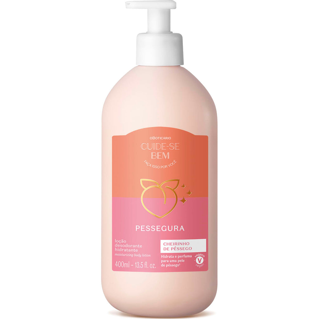 O Boticário Cuide-se Bem Pessegura Loção Hidratante Corporal 400ml