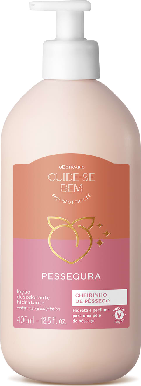 O Boticário Cuide-se Bem Pessegura Loção Hidratante Corporal 400ml
