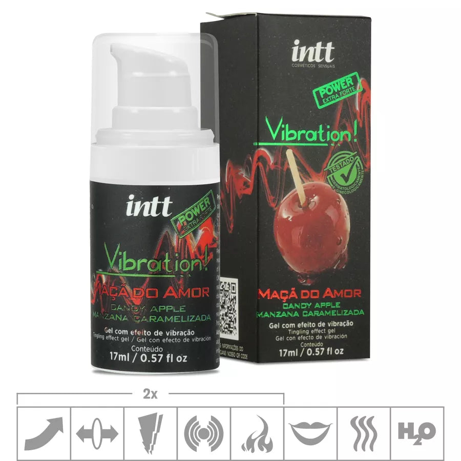 EXCITANTE UNISSEX VIBRATION POWER 17ML - MAÇÃ DO AMOR